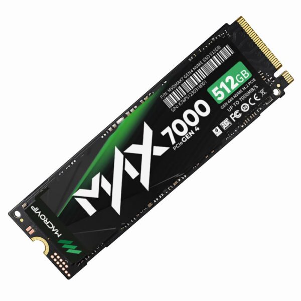 SSD Macrovip MAX7000 M.2 512GB NVMe - MVDMAX7/512GB