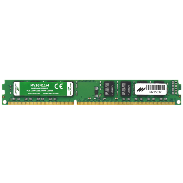 DRAM Memory for PC Macrovip DDR3 4GB 1600MHz - MV16N11/4