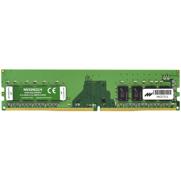 Memória RAM para PC Macrovip DDR4 4GB 3200MHz - MV32N22/4