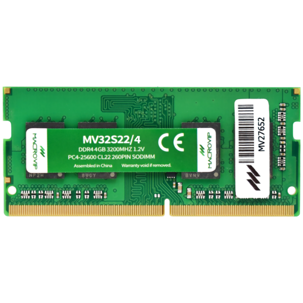 DRAM Memory for Notebook Macrovip DDR4 4GB 3200MHz - MV32S22/4