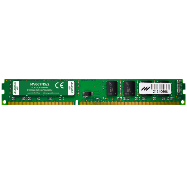 Memória RAM para PC Macrovip DDR2 2GB 667MHz - MV667N5/2