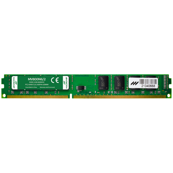 Memoria RAM para PC Macrovip DDR2 2GB 800MHz - MV800N6/2