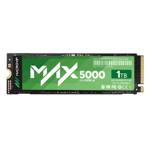 SSD Macrovip MAX5000 M.2 1TB NVMe - MVDMAX5/1TB