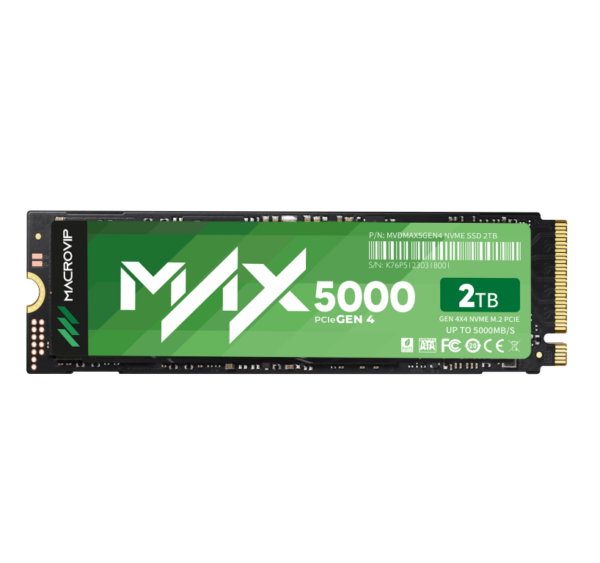 Macrovip MAX5000 M.2 2TB NVMe SSD - MVDMAX5/2TB