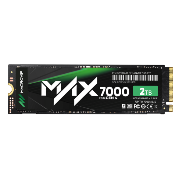 Macrovip MAX7000 M.2 2TB NVMe SSD - MVDMAX7/2TB