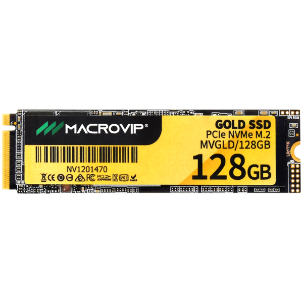 SSD Macrovip Gold M.2 NVMe 128GB - MVGLD/128GB