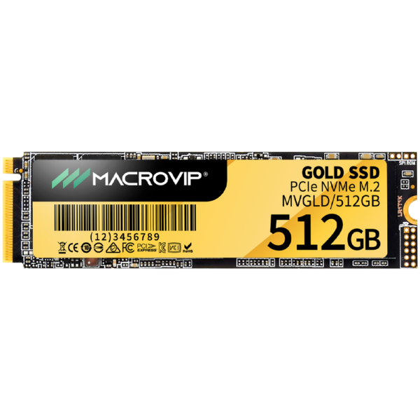 SSD Macrovip Gold M.2 NVMe 512GB - MVGLD/512GB