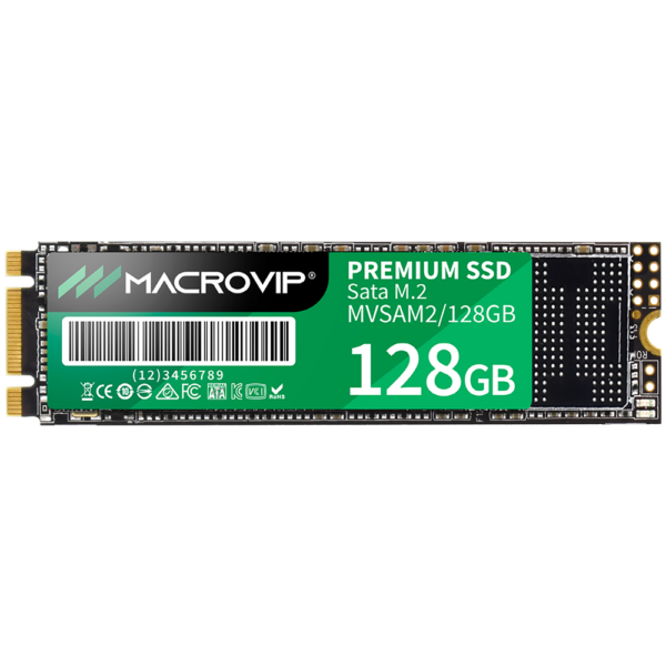 SSD Macrovip Premium M.2 SATA 3 128GB - MVSAM2/128GB