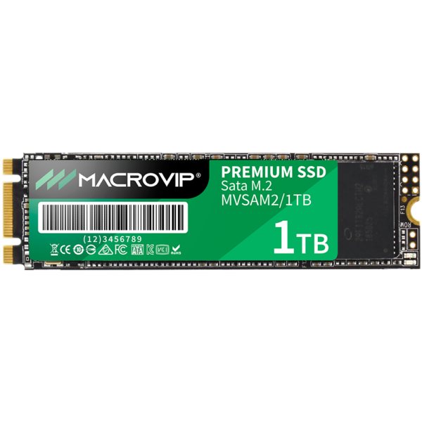 SSD Macrovip Premium M.2 SATA 3 1TB - MVSAM2/1TB