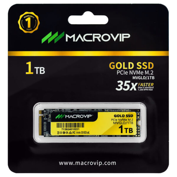 SSD Macrovip Gold M.2 NVMe 1TB - MVGLD/1TB