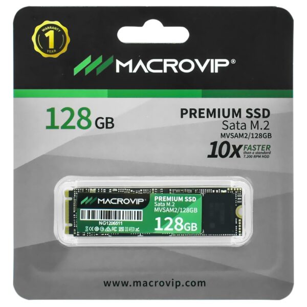 SSD Macrovip Premium M.2 SATA 3 128GB - MVSAM2/128GB