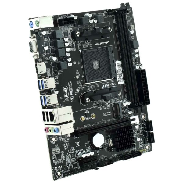 Placa Mãe Macrovip MV-A520 Socket AM4 / VGA / DDR4