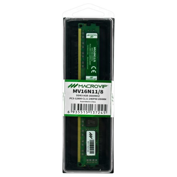 Memória RAM para PC Macrovip DDR4 4GB 2400MHz - MV24N17/4