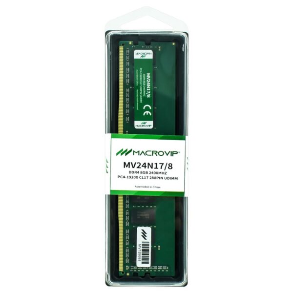 DRAM Memory for PC Macrovip DDR4 8GB 2400MHz - MV24N17/8