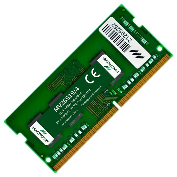 DRAM Memory for Notebook Macrovip DDR4 4GB 2666MHz - MV26S19/4