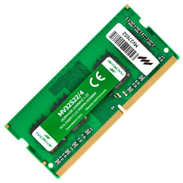 DRAM Memory for Notebook Macrovip DDR4 4GB 3200MHz - MV32S22/4