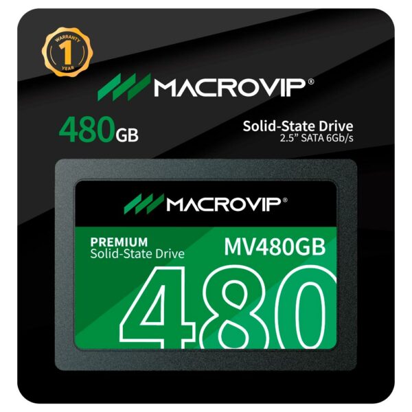 SSD Macrovip Premium 480GB 2.5" SATA 3 - MV480GB