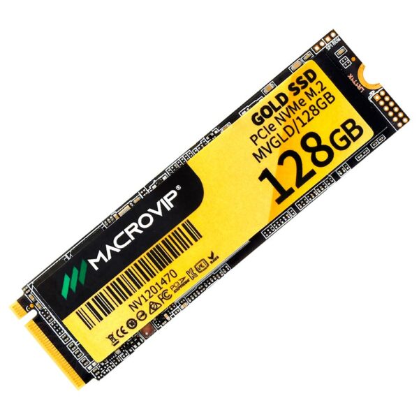 SSD Macrovip Gold M.2 NVMe 128GB - MVGLD/128GB