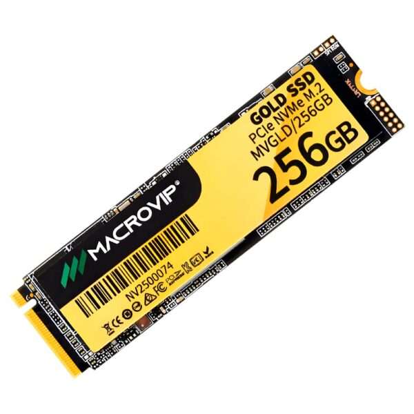 SSD Macrovip Gold M.2 NVMe 256GB - MVGLD/256GB