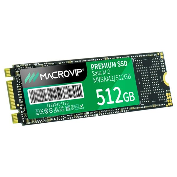 SSD Macrovip Premium M.2 SATA 3 512GB - MVSAM2/512GB