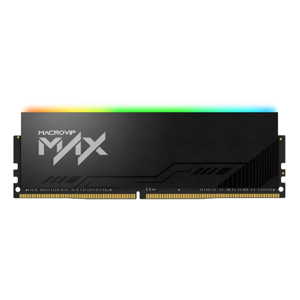Memória RAM Macrovip MAX RGB DDR4 16GB 3200MHz XMP - MVX32N16/16R