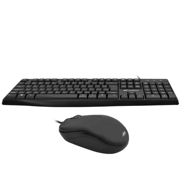 Combo Teclado e Mouse Macrovip MK100U Com fio USB - Português - Imagem 2