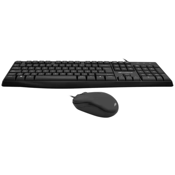 Combo Teclado e Mouse Macrovip MK100U Com Fio USB - Espanhol - Imagem 2