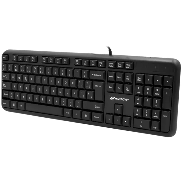 Combo Teclado e Mouse Macrovip MK200U USB - Espanhol - Image 3