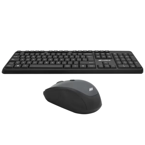 Combo Teclado e Mouse Silencioso Macrovip MK300W Wireless USB - Espanhol - Imagem 2
