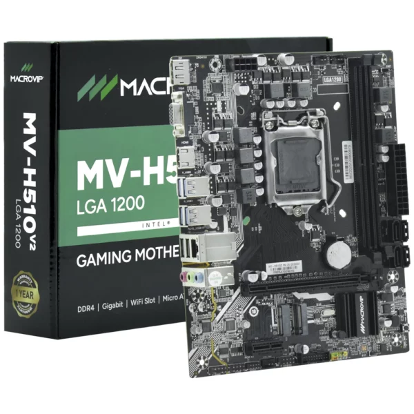 Placa Mãe Macrovip MV-H510V2 Socket LGA 1200 / VGA / DDR4