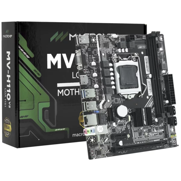 Placa Mãe Macrovip MV-H110V2 Socket LGA 1151 / VGA / DDR4