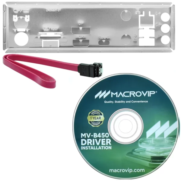 Macrovip MV-B450 Motherboard Socket AM4 / VGA / DDR4 - Image 3