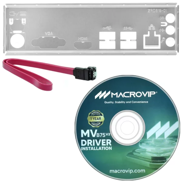 Macrovip MV-B75 V2 Motherboard LGA 1155 Socket / VGA / DDR3 - Image 4