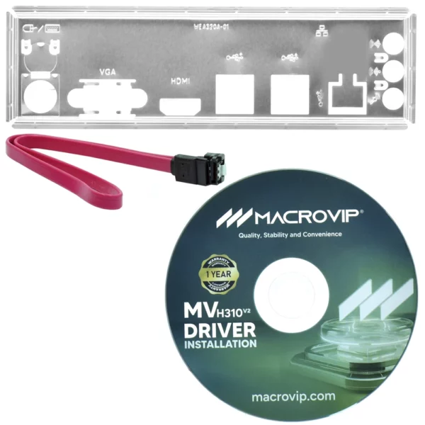 Placa Madre Macrovip MV-H310V2 Socket LGA 1151 / VGA / DDR4 - Imagen 3