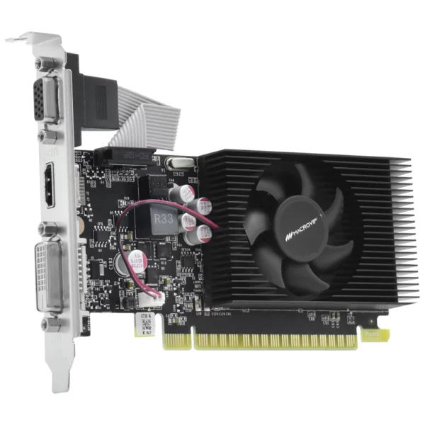 Placa de Vídeo Macrovip 4GB GeForce GT730 V2 DDR3 - Low Profile MV-GT730LP4GD3V2 - Imagem 2