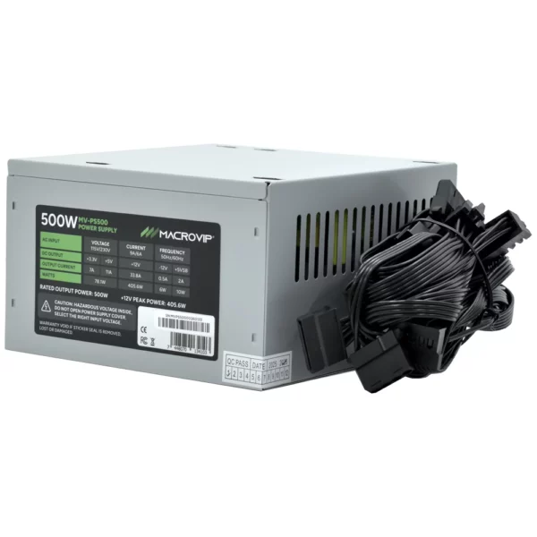 Fonte de Energia Macrovip MV-PS500 500W ATX