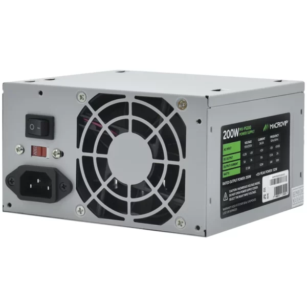 Fonte de Energia Macrovip MV-PS200 200W ATX - Imagem 2