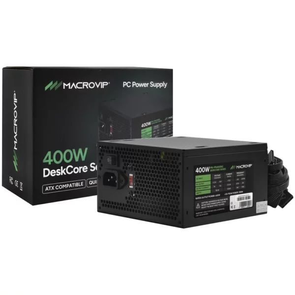 Fonte de Energia Macrovip DeskCore 400W ATX MV-PS400DC