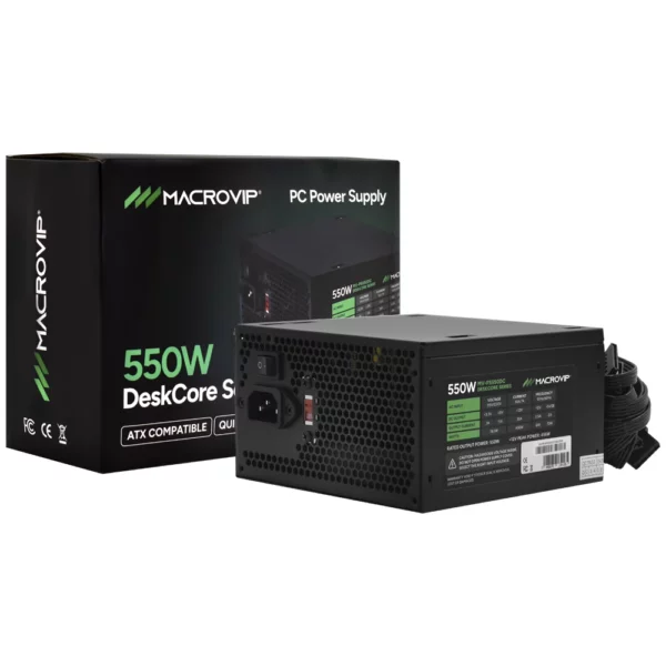 Fonte de Energia Macrovip DeskCore 550W ATX MV-PS550DC
