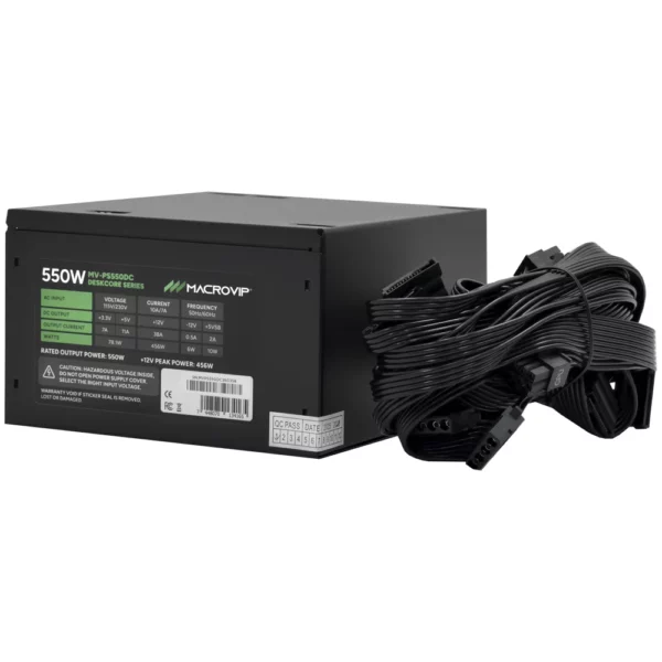 Fonte de Energia Macrovip DeskCore 550W ATX MV-PS550DC - Imagem 2