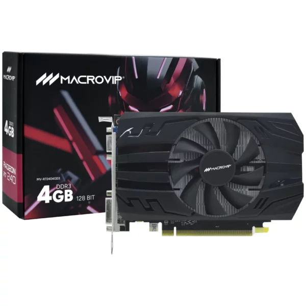 Placa de Video Macrovip 4GB Radeon R7 240 DDR3 - MV-R72404GD3